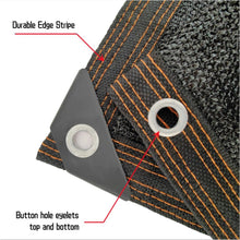 Eone Heavy Duty  6' x 50' Privacy Fence Windscreen In Color Dark Green Aluminum Grommets 150 GSM