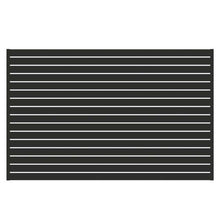 Eone Aluminum Horizontal Slat Privacy Screen - Stain Black - Eone Industry