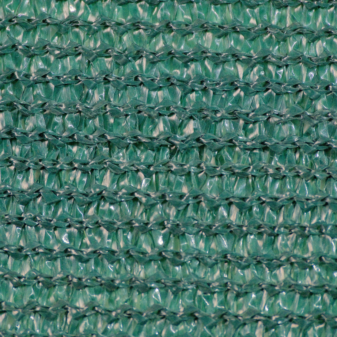 Flat plus flat fence windscreen weave close-up with higher shade coverage