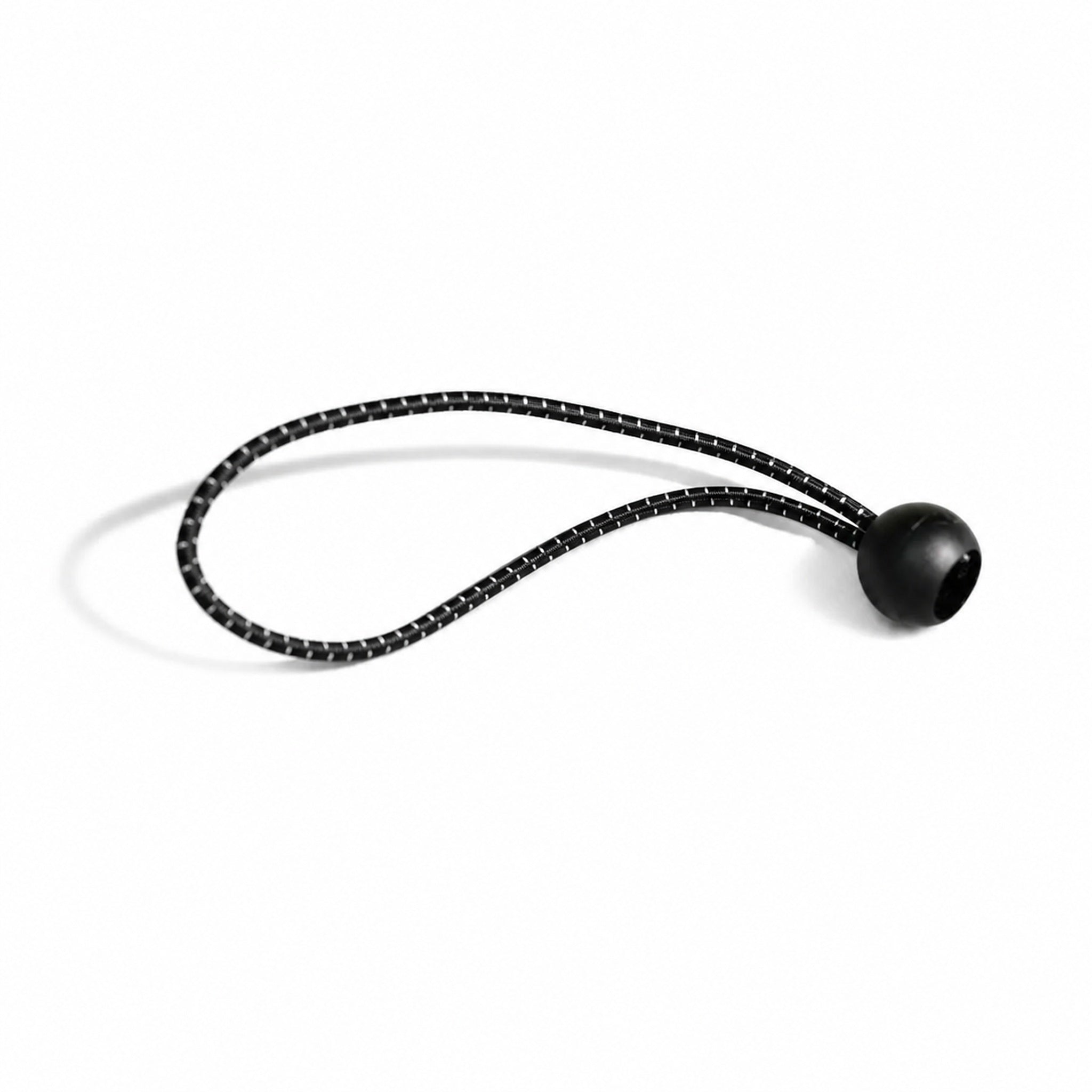 Black ball bungee cord tie for tarps, fence screens and canopies