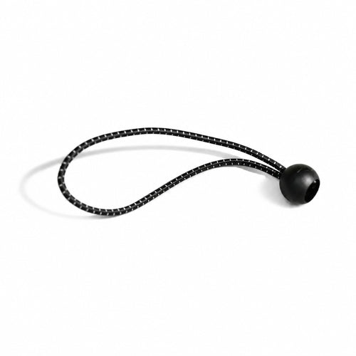Black ball bungee cord tie for tarps, fence screens and canopies