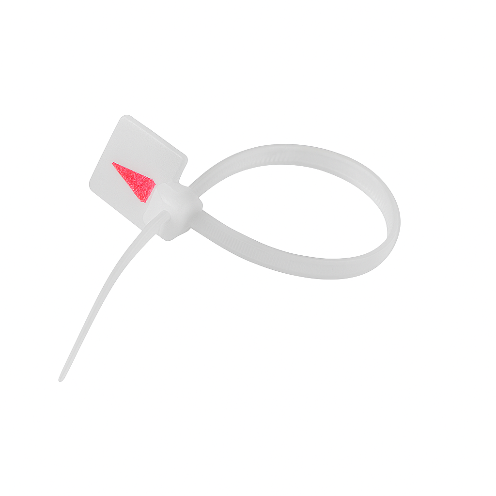 Mini Tag Zip Ties – 0.12" x 4" (3x100mm) Cable Ties with Writable Label