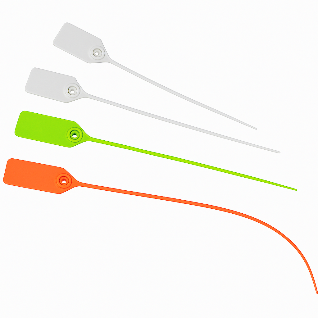 One-Way Security Tag Lock Cable Ties | Heavy-Duty Nylon | Tamper-Proof Design | Multiple Sizes Available