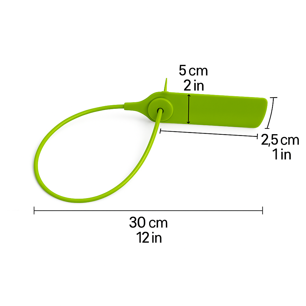 One-Way Security Tag Lock Cable Ties | Heavy-Duty Nylon | Tamper-Proof Design | Multiple Sizes Available