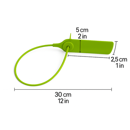 One-Way Security Tag Lock Cable Ties | Heavy-Duty Nylon | Tamper-Proof Design | Multiple Sizes Available