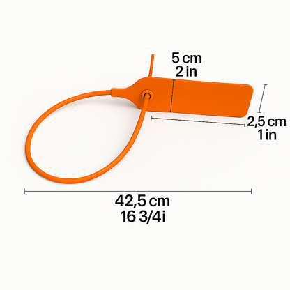 One-Way Security Tag Lock Cable Ties | Heavy-Duty Nylon | Tamper-Proof Design | Multiple Sizes Available