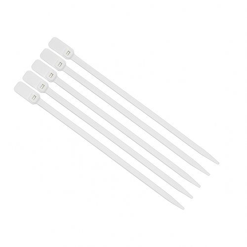 reinforced locking zip ties with writable label tag for cable and fence jobsite marking