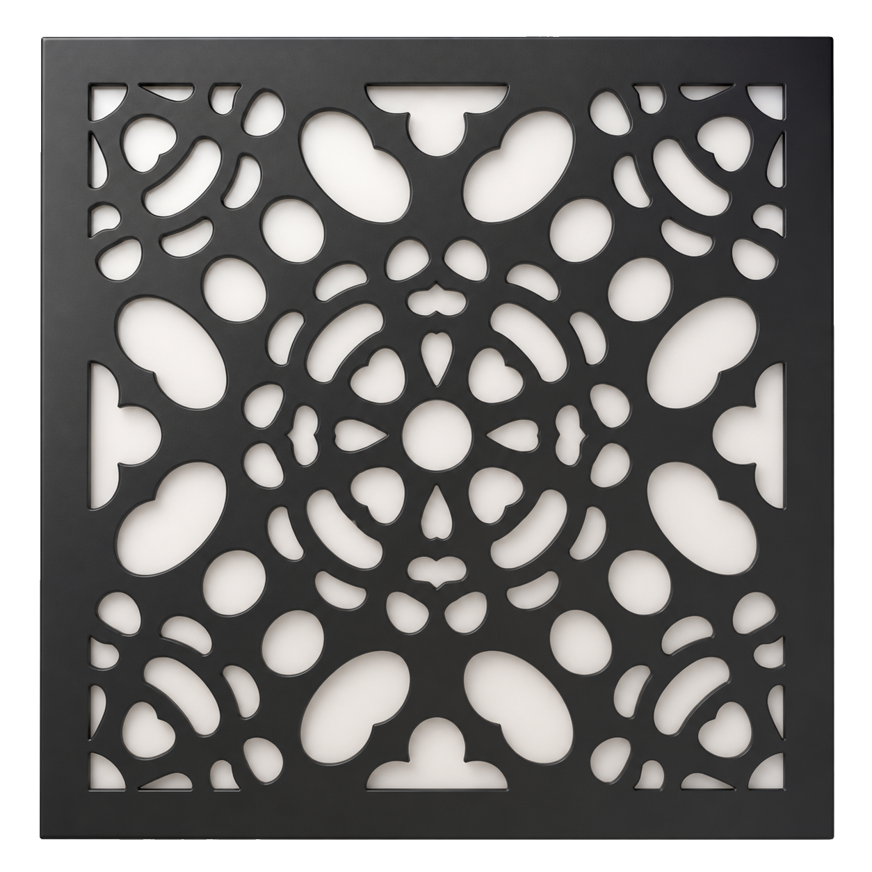 CH-002 Botanical Scroll Decorative Wall Light Panel - White background main view
