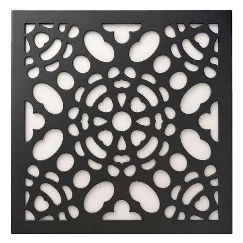 CH-002 Botanical Scroll Decorative Wall Light Panel - White background main view