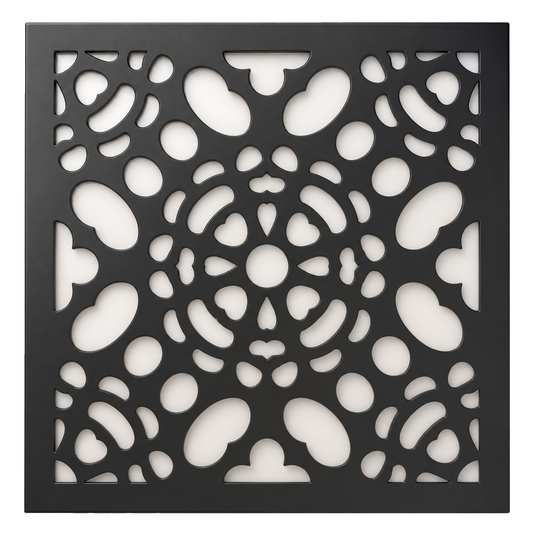 CH-002 Botanical Scroll Decorative Wall Light Panel - White background main view