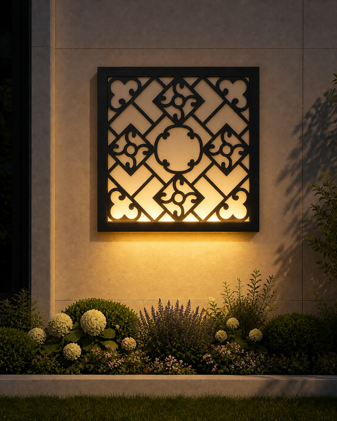 CH-004 Vine Light Box Decorative Wall Light Panel - Evening bottom uplight wall ambience