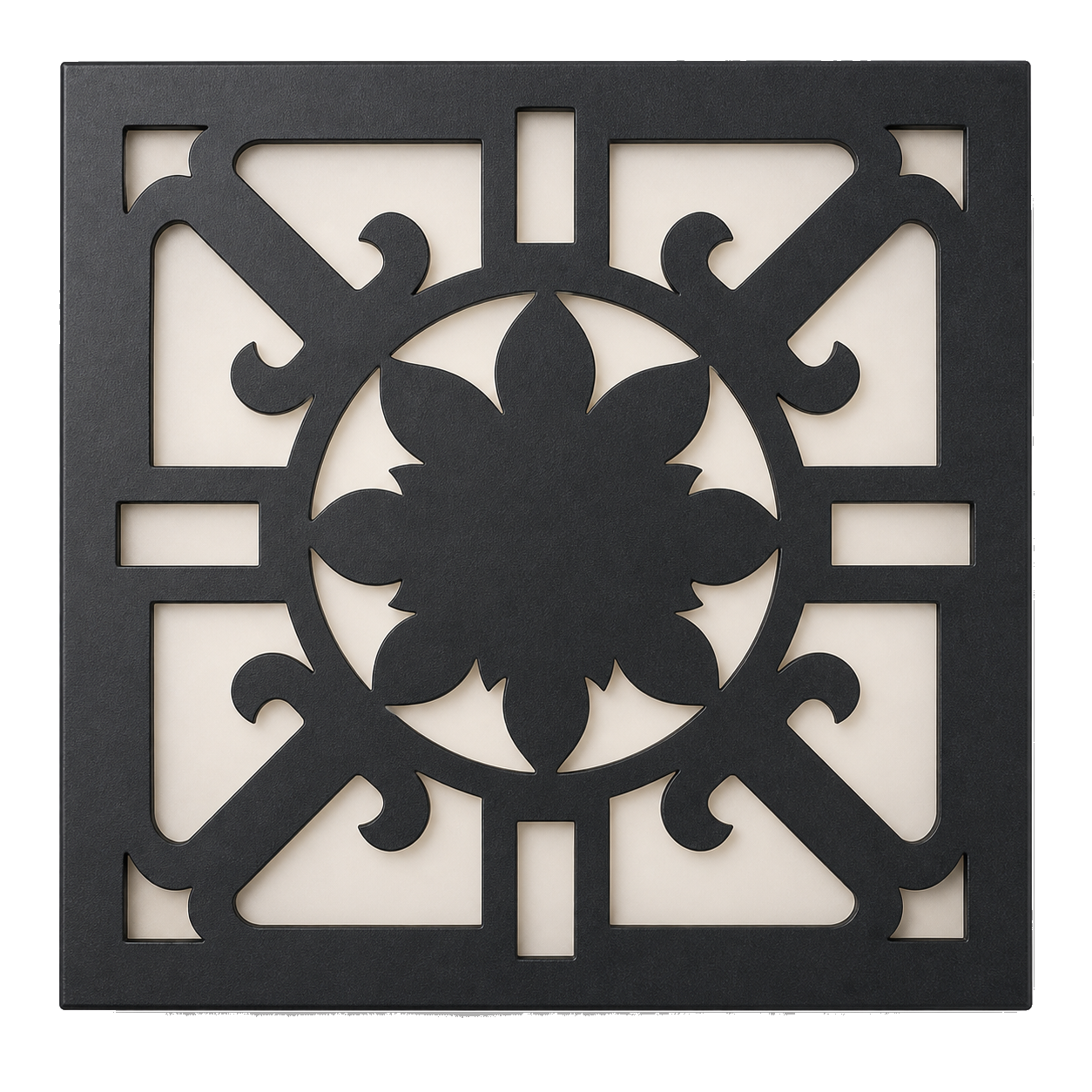 CH-005 Garden Arabesque Decorative Wall Light Panel - White background main view
