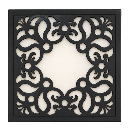 CH-007 Traditional Scroll Decorative Wall Light Panel - White background main view
