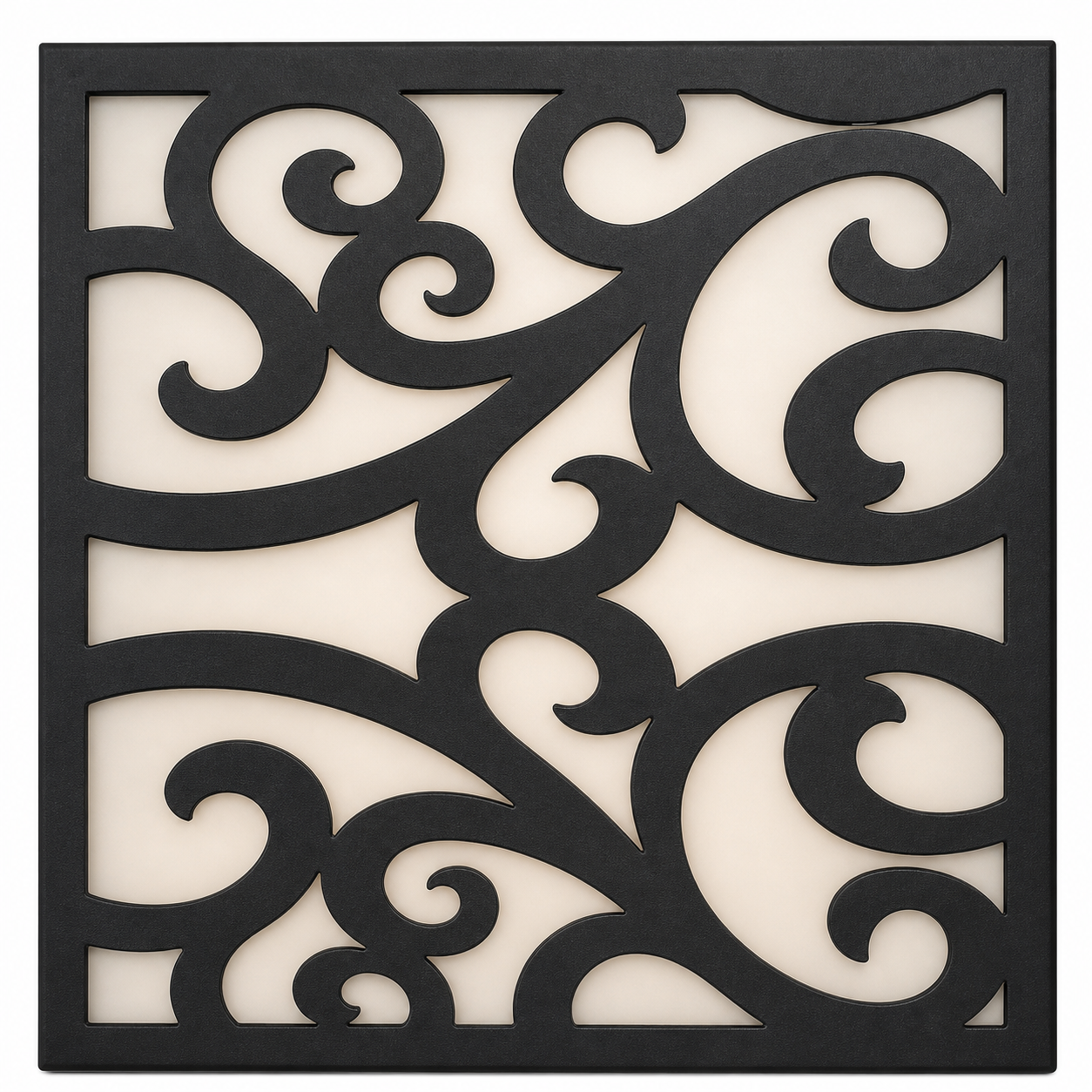 CH-008 Moroccan Lattice Decorative Wall Light Panel - White background main view