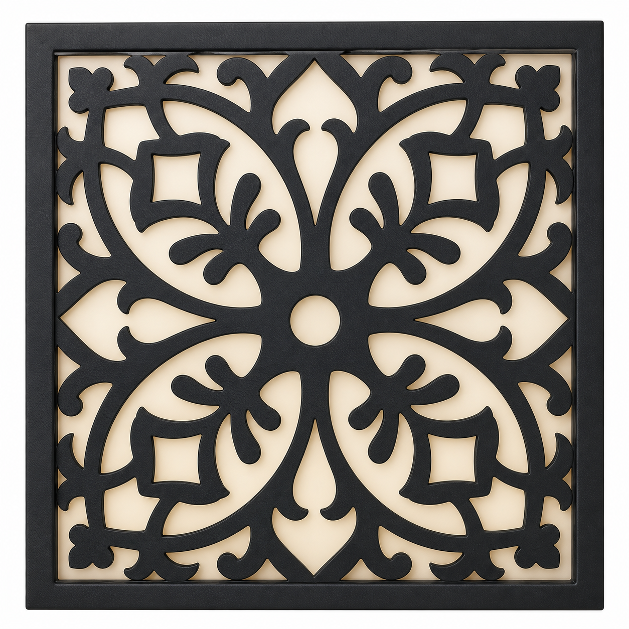 CH-011 Interlocking Square Decorative Wall Light Panel - White background main view
