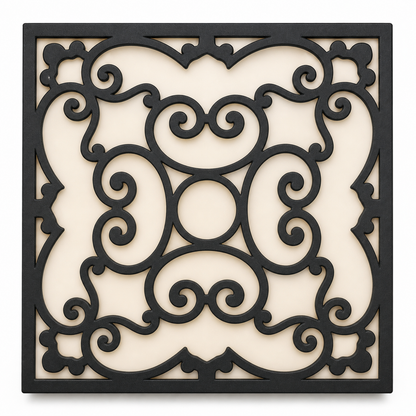 CH-014 Acanthus Decorative Wall Light Panel - White background main view