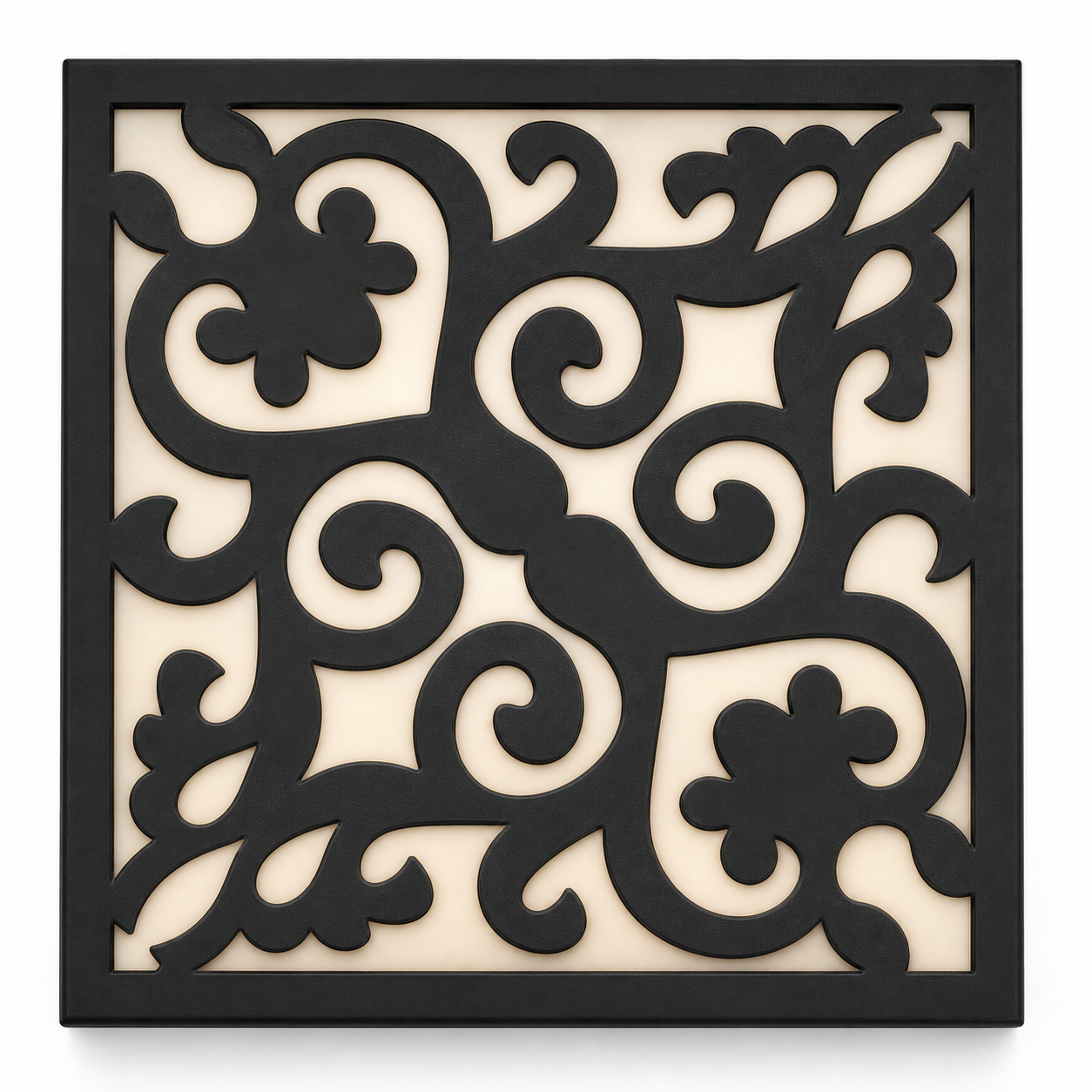 CH-017 Star Lattice Decorative Wall Light Panel - White background main view