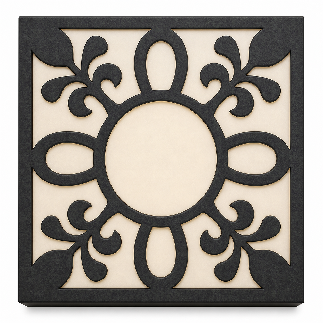CH-019 Scroll Border Decorative Wall Light Panel - White background main view