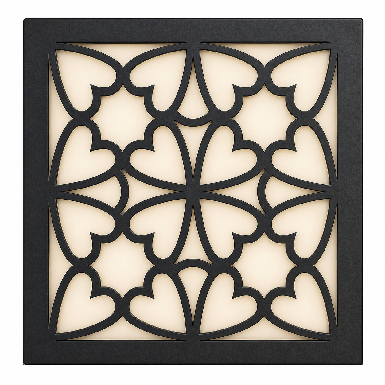 CH-025 Garden Scroll Decorative Wall Light Panel - White background main view
