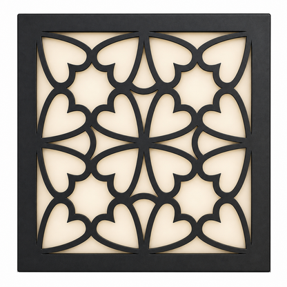 CH-025 Garden Scroll Decorative Wall Light Panel - White background main view