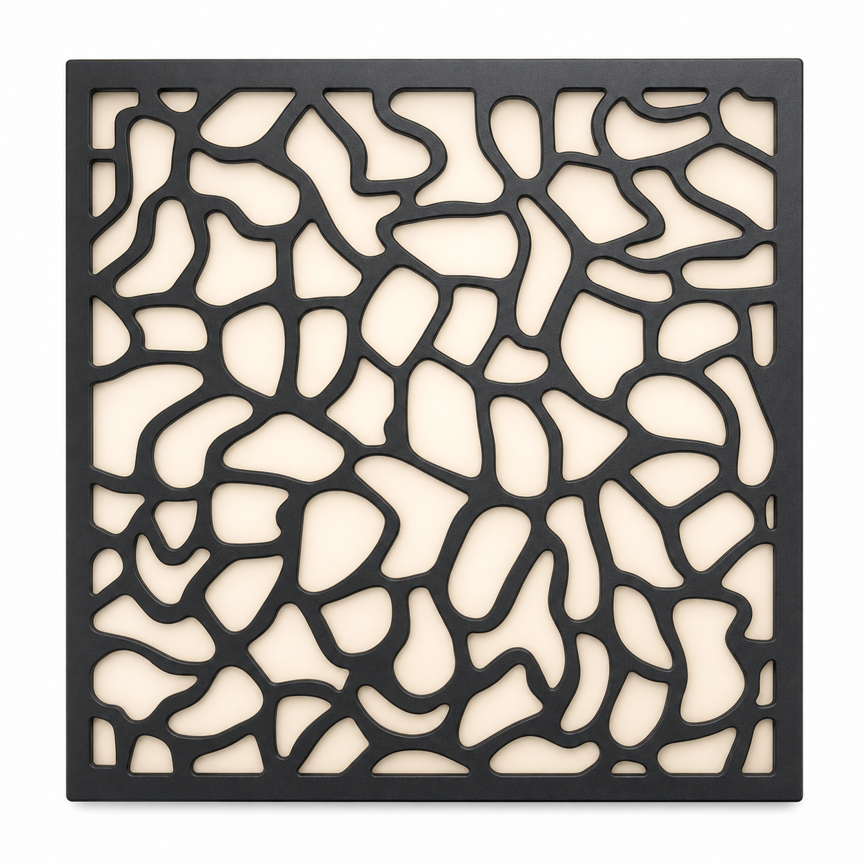 CH-027 Diagonal Lattice Decorative Wall Light Panel - White background main view