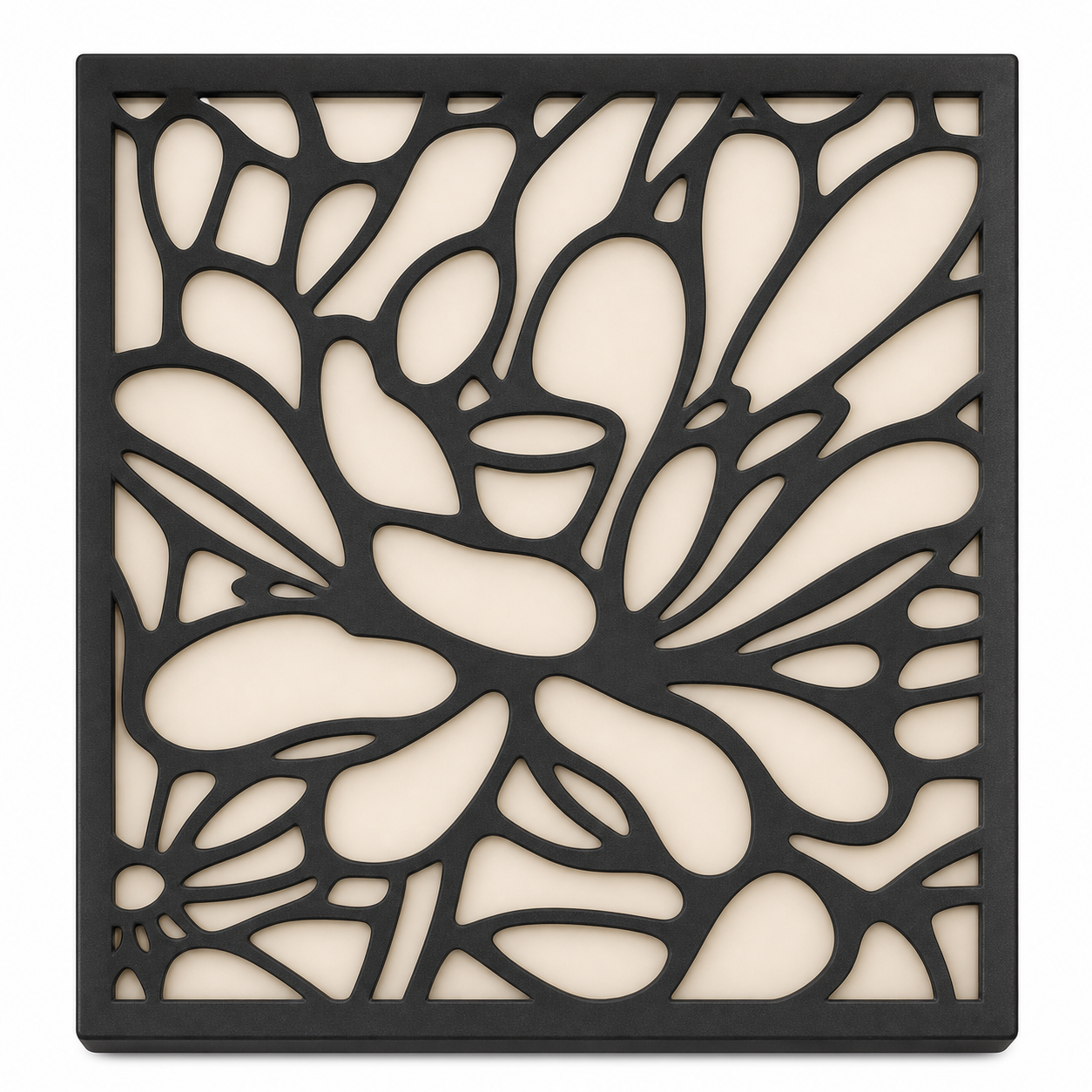 CH-028 Ironwork Lattice Decorative Wall Light Panel - White background main view