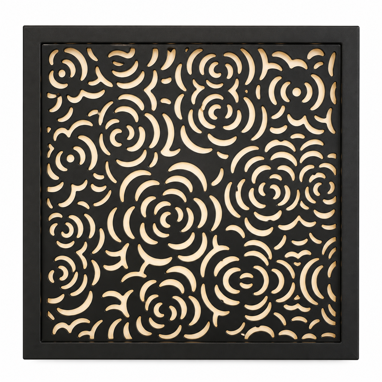 CH-029 Ornamental Leaf Decorative Wall Light Panel - White background main view