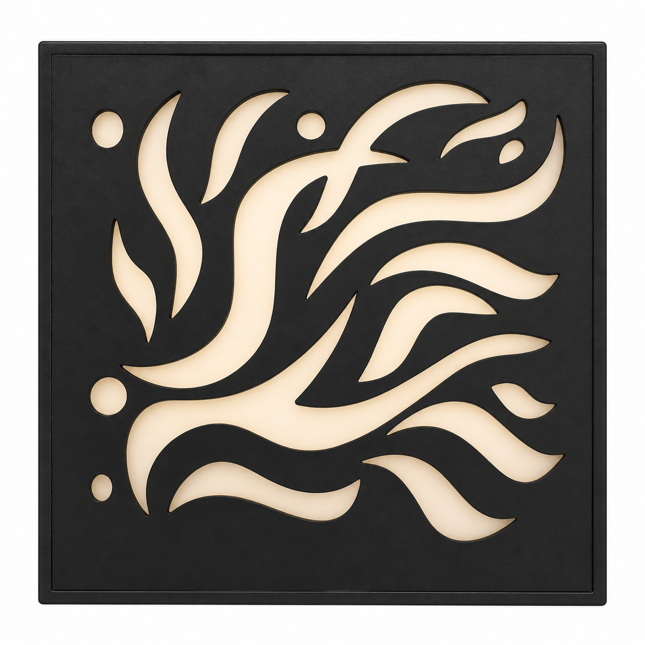 CH-032 Acanthus Scroll Decorative Wall Light Panel - White background main view