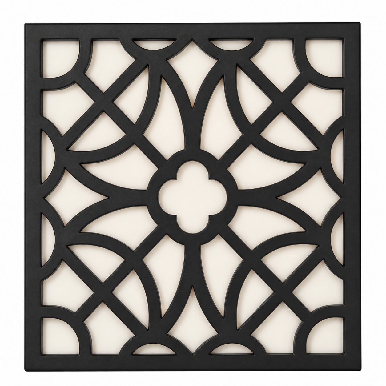 CH-040 Star Floral Lattice Decorative Wall Light Panel - White background main view