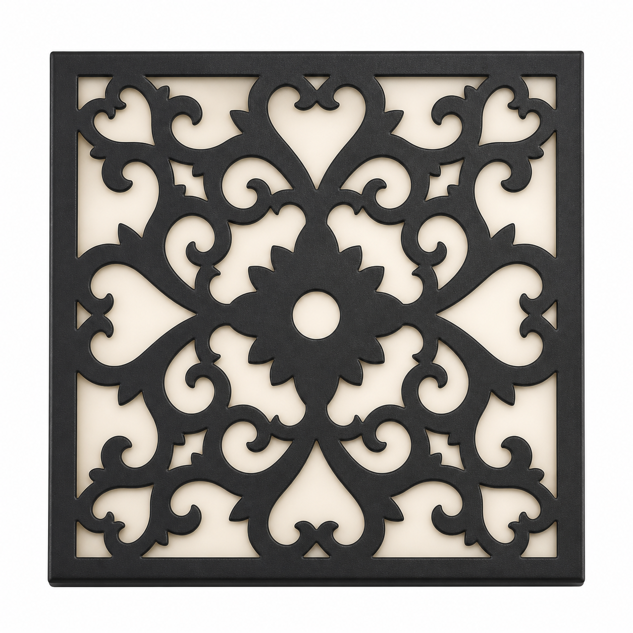 CH-049 Central Flower Decorative Wall Light Panel - White background main view