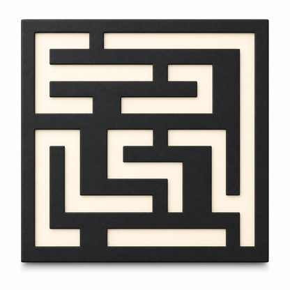 CH-053 Key Pattern Decorative Wall Light Panel - White background main view