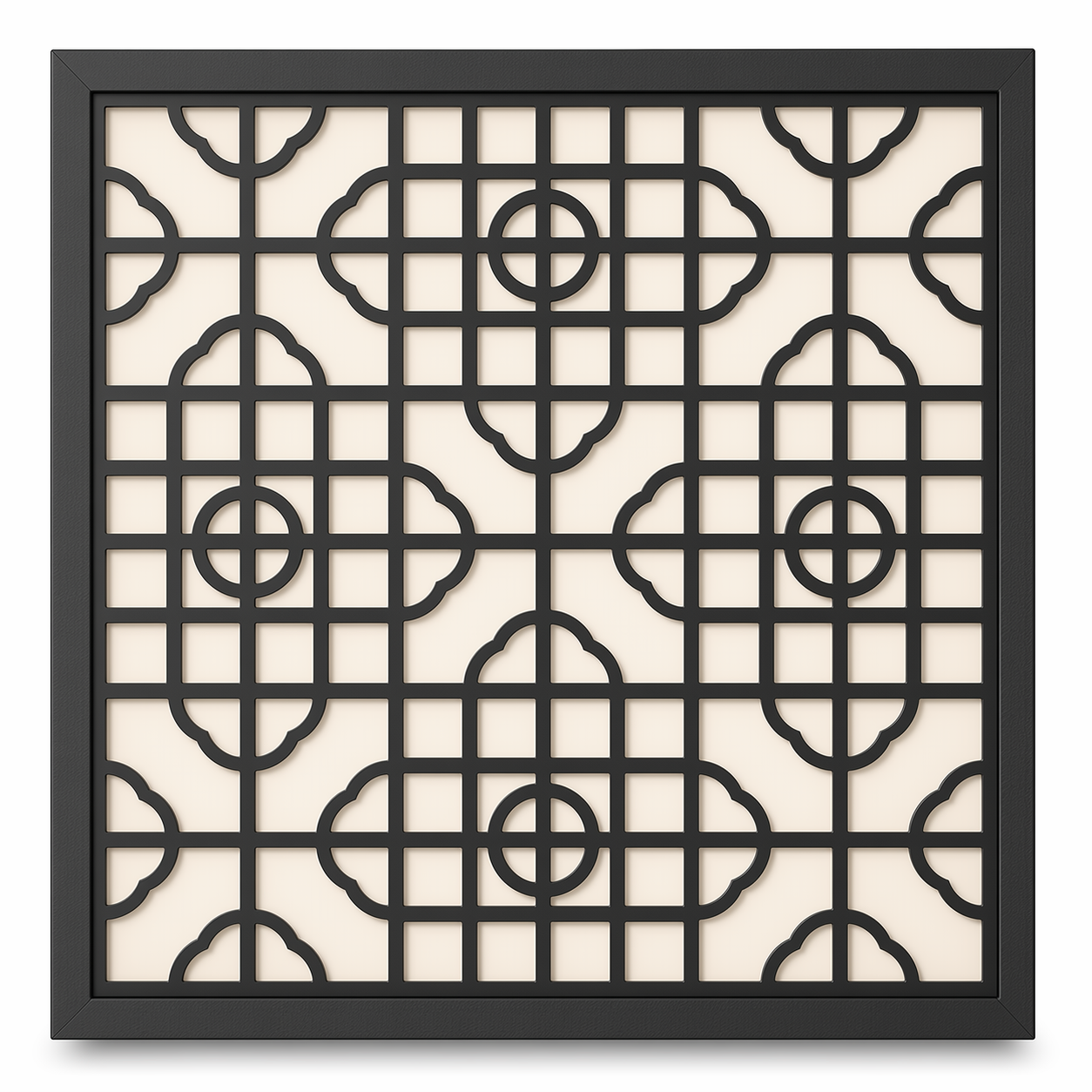 CH-054 Fine Grid Decorative Wall Light Panel - White background main view