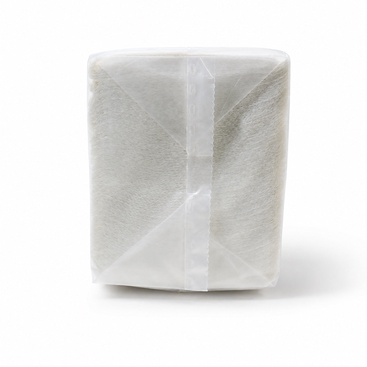 Commercial V-fold paper hand towel pack in protective clear wrapping