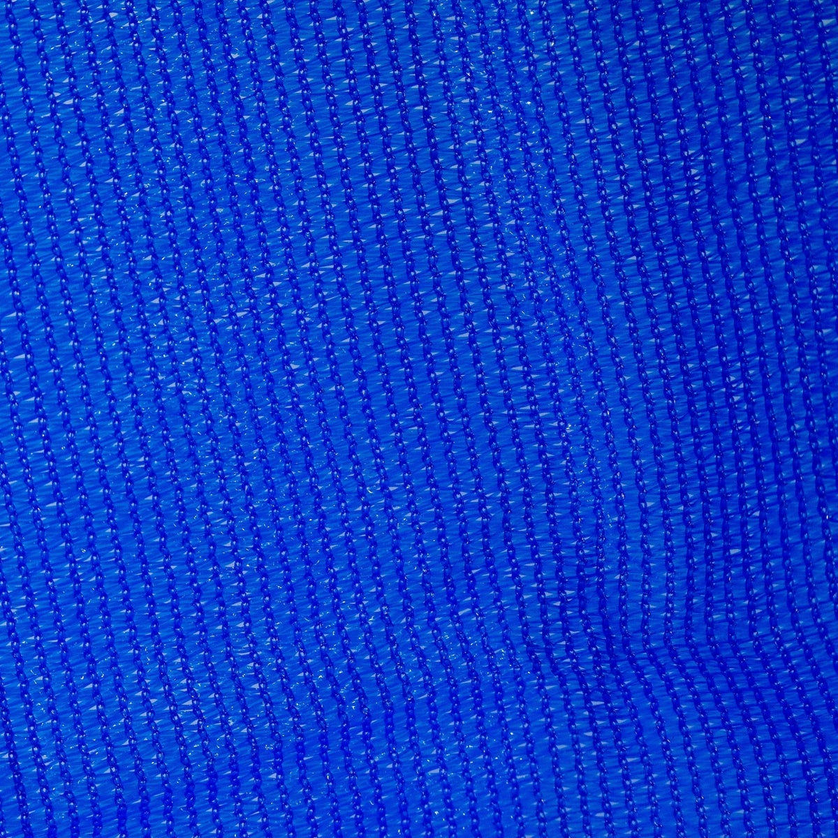 Square shade sail breathable blue HDPE fabric weave close-up
