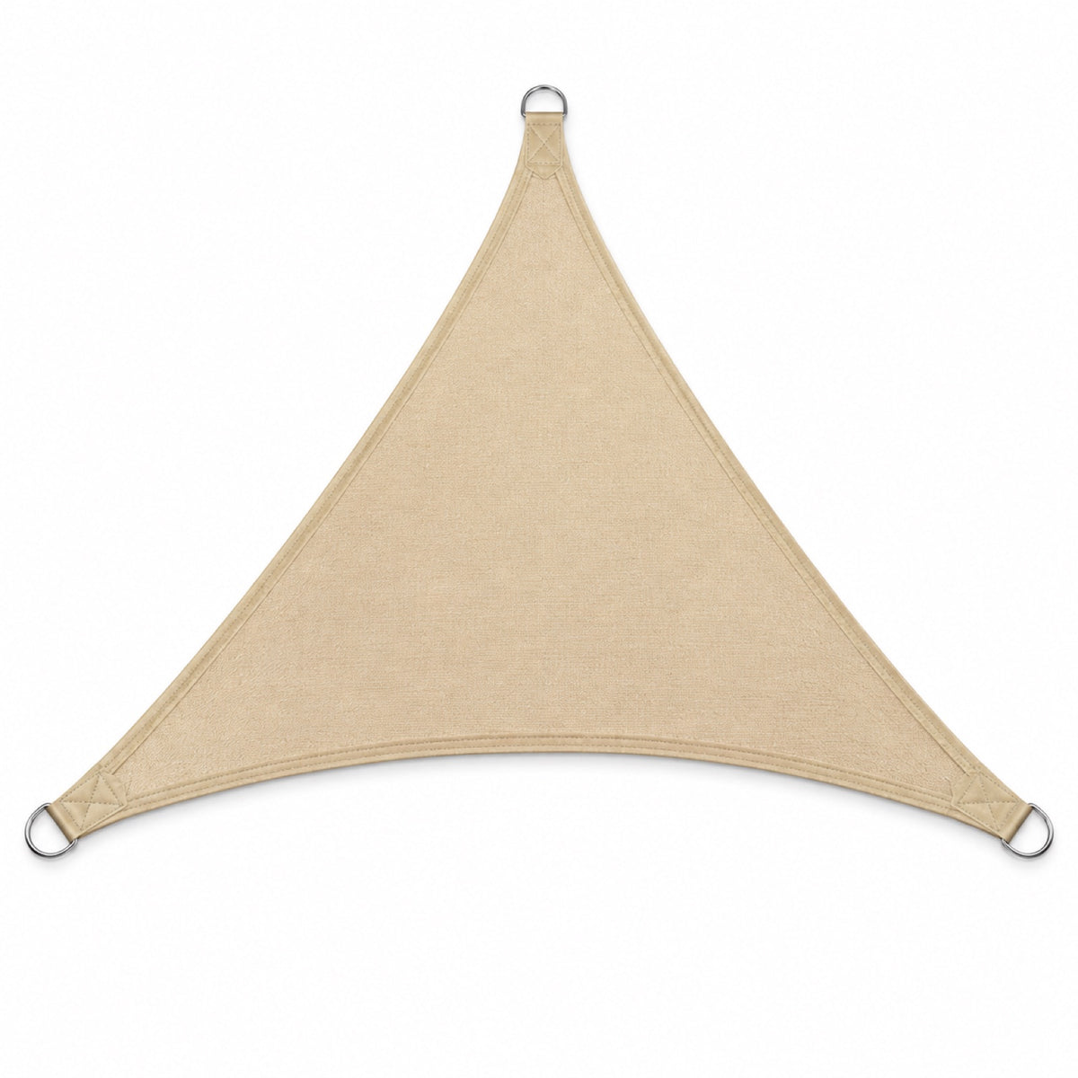 Custom triangle sun shade sail product image on white background