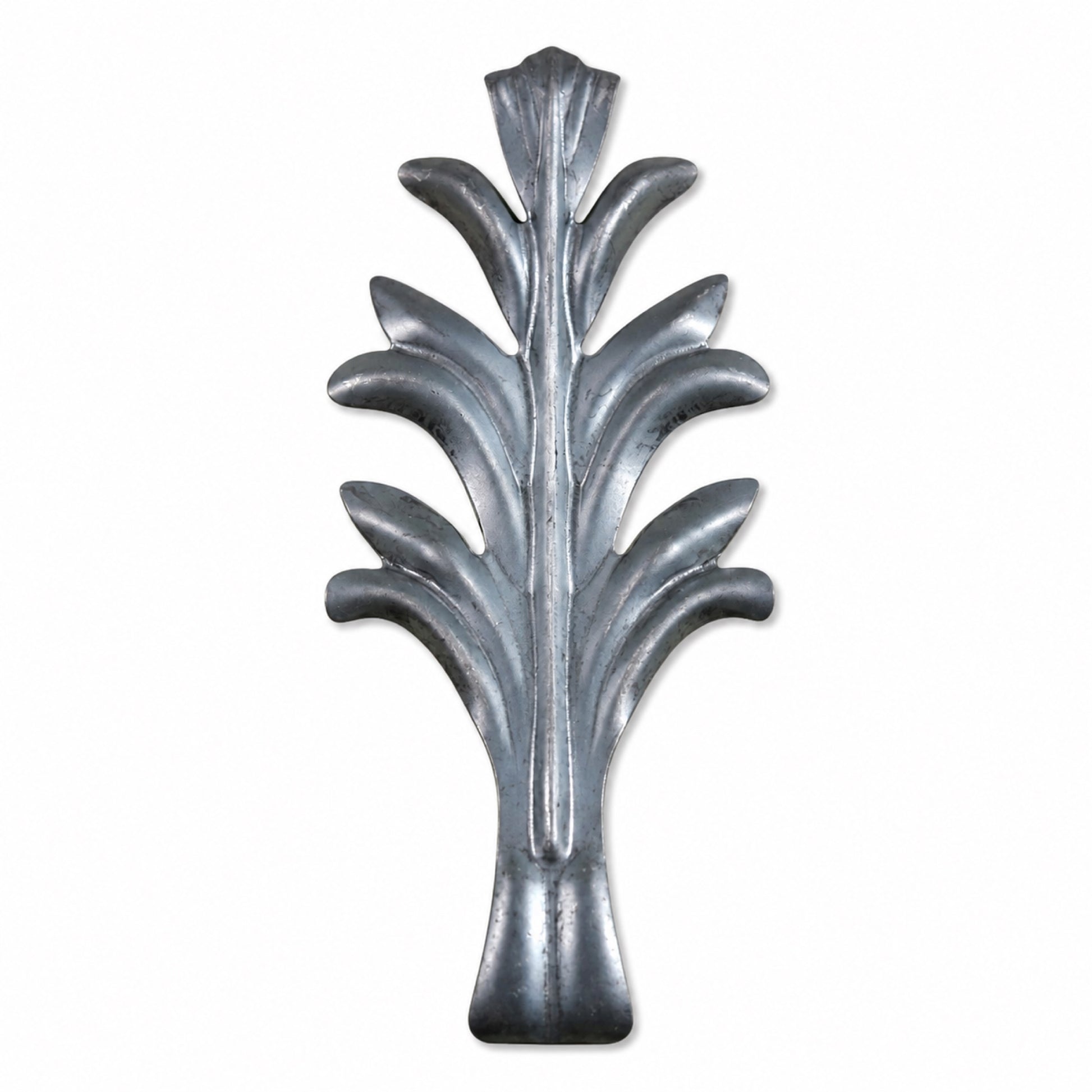 Decorative Stamped Steel Rosette Plate for Ironwork - view 3