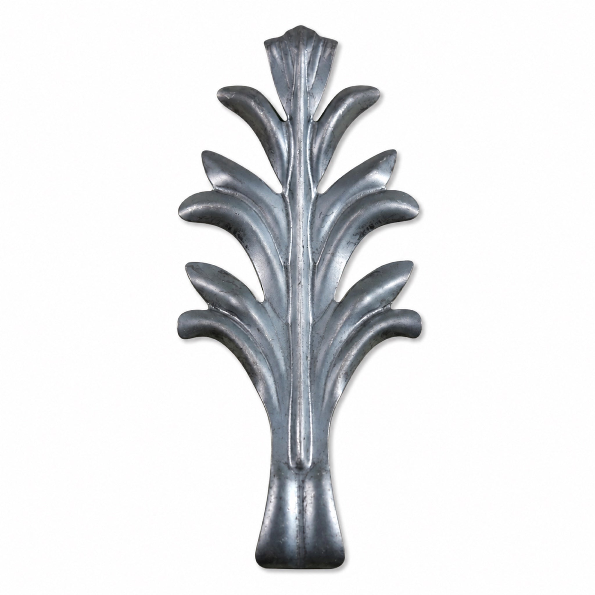 Decorative Stamped Steel Rosette Plate for Ironwork - view 3