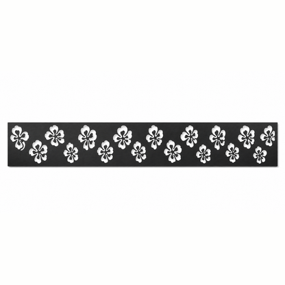 Tulip Bud Lattice decorative metal fence topper front pattern for WPC composite fencing, Design 003