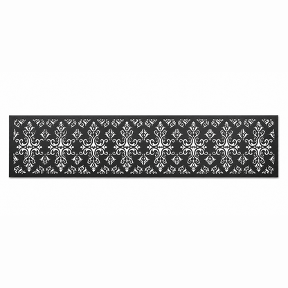 Diamond Filigree Mesh decorative metal fence topper front pattern for WPC composite fencing, Design 005