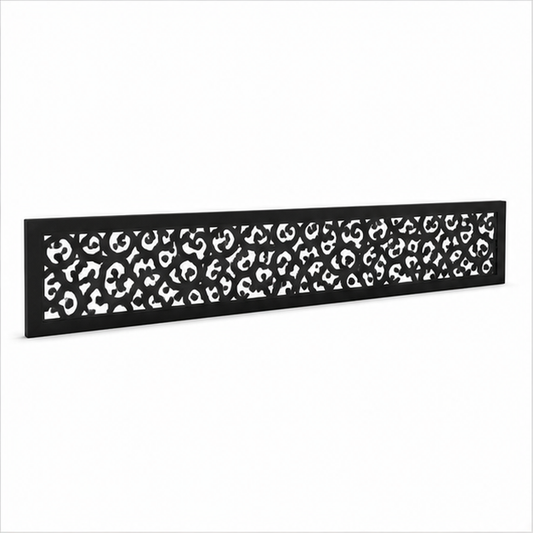 Fine Cloud Privacy Lace laser cut metal fence topper insert perspective view, Design 209