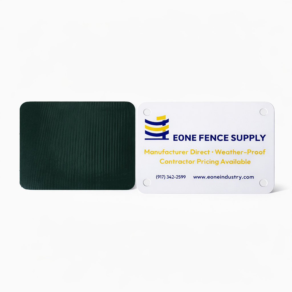 weatherproof fence safety warning sign for chain link fence rental and construction sites