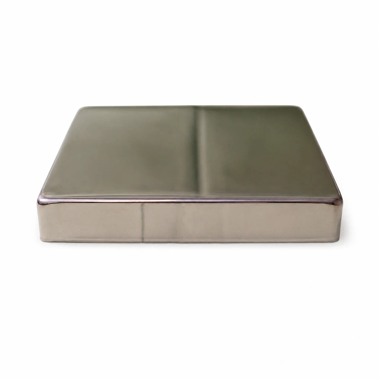 5-1/2" Flat Brass Square Fence Post Cap Set - product image 3