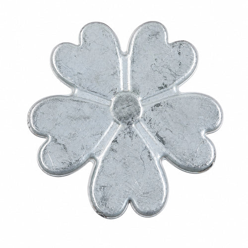 Flower Shaped Stamped Steel Decorative Plate - view 1