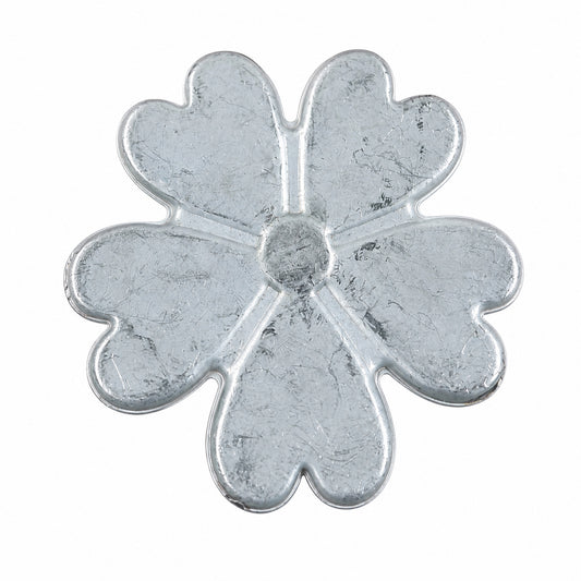 Flower Shaped Stamped Steel Decorative Plate - view 1