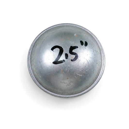 2-1/2" Heavy-Duty Round Dome Pre-Galvanized Steel Fence Post Cap - product image 1