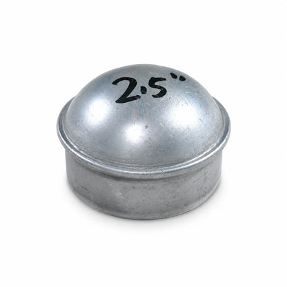 2-1/2" Heavy-Duty Round Dome Pre-Galvanized Steel Fence Post Cap - product image 2