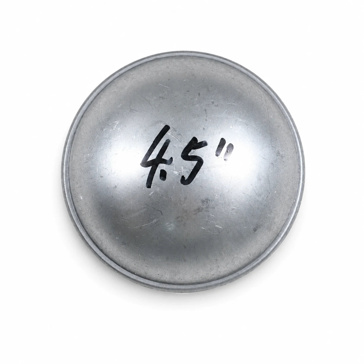 4-1/2" Heavy-Duty Round Dome Pre-Galvanized Steel Fence Post Cap - product image 1