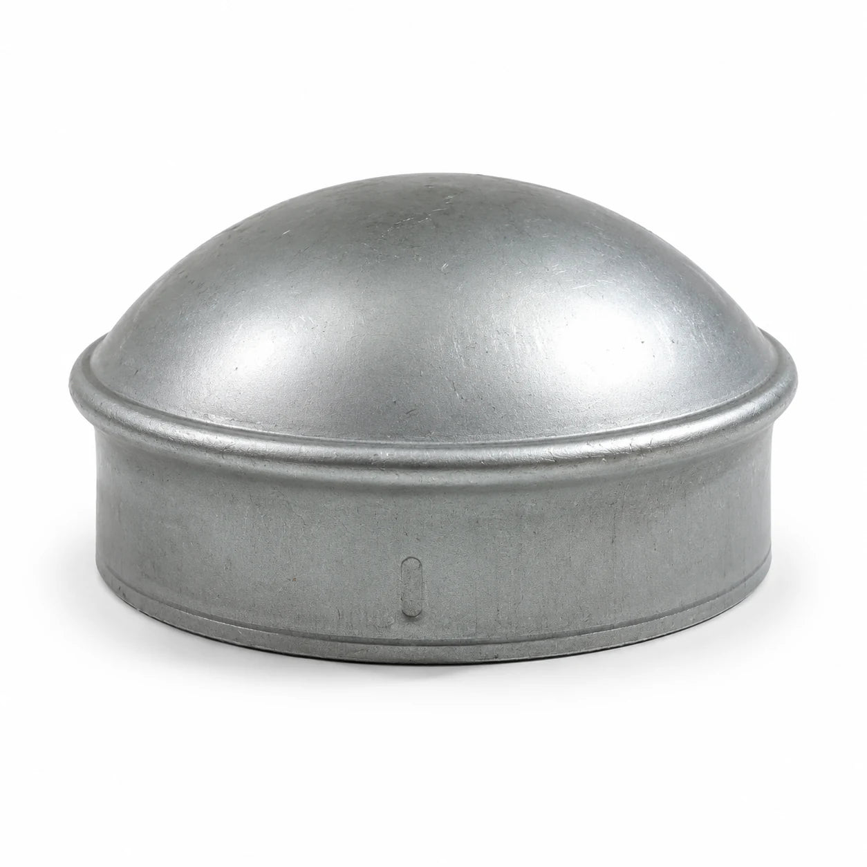 4-1/2" Heavy-Duty Round Dome Pre-Galvanized Steel Fence Post Cap - product image 2
