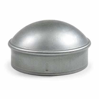 4-1/2" Heavy-Duty Round Dome Pre-Galvanized Steel Fence Post Cap - product image 2