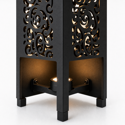 Design 100 bottom light bracket detail for metal garden light tower